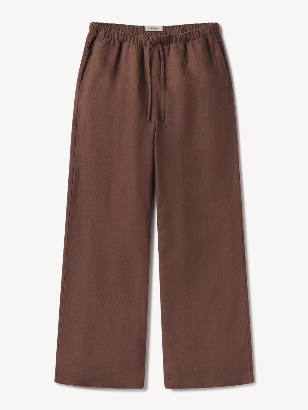 Buck Mason Crosshatch Linen Easy Pant Bonfire Large
